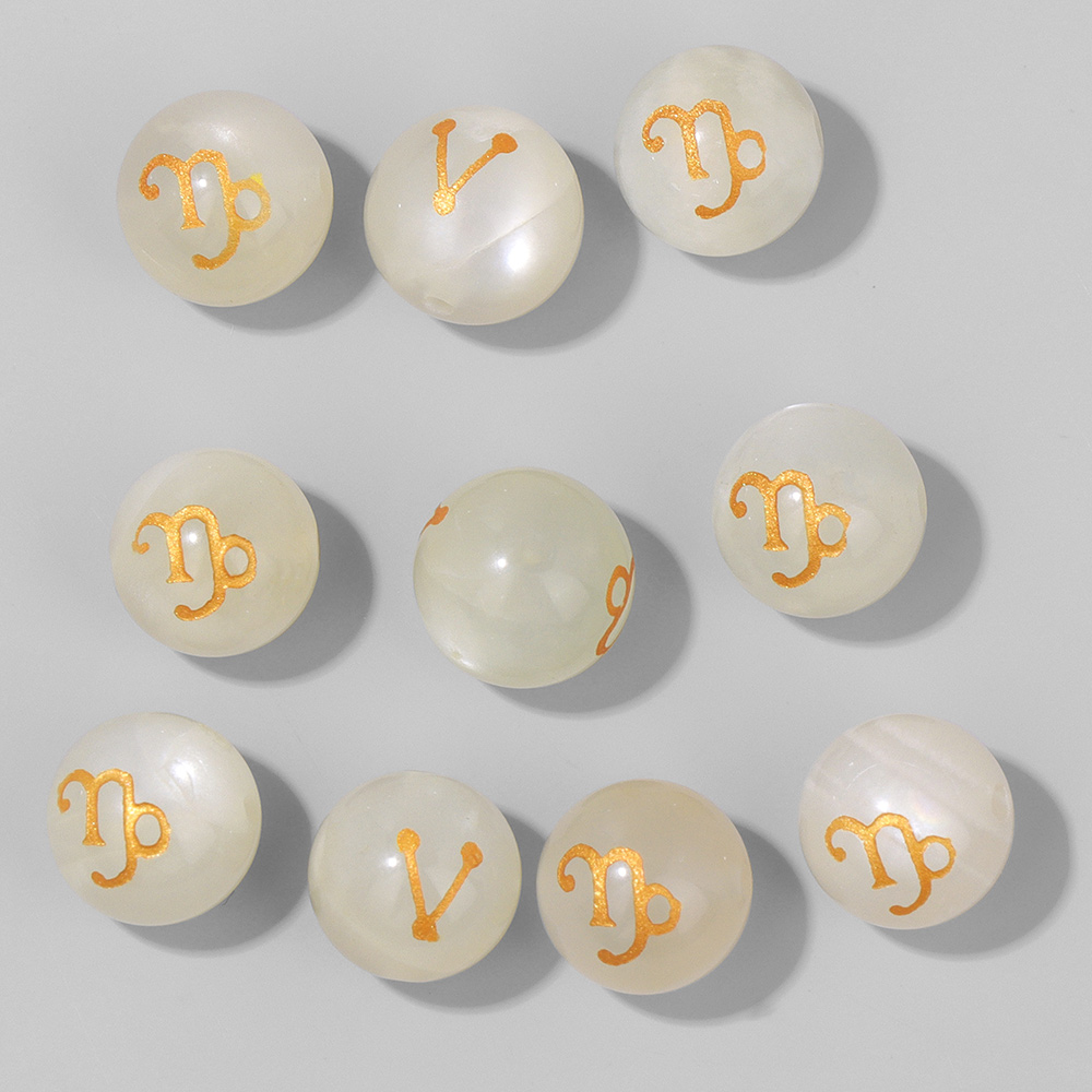 Jewelry Making Gemstones - Grosir 12 zodiak Mooonstone Charms batu
