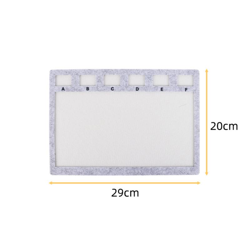 Alas Manik-Manik Felt Persegi  - Jewelry Making Board ulasan dan harga