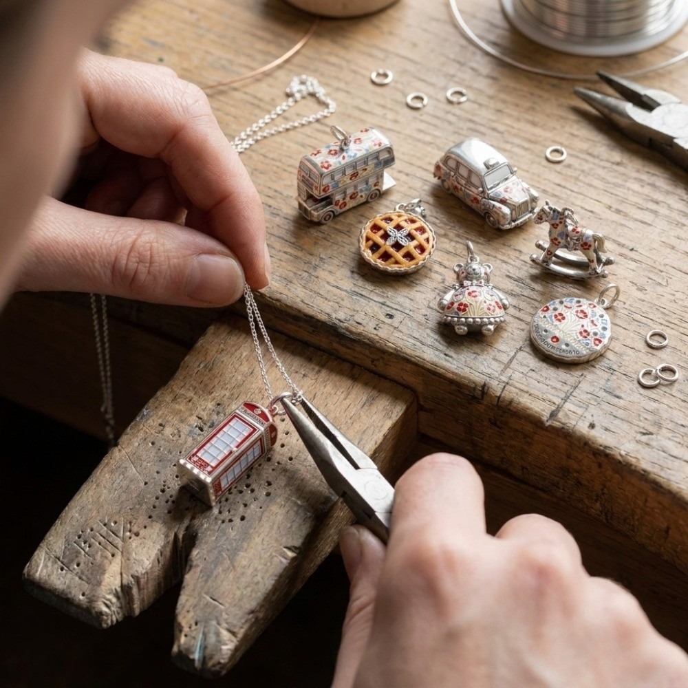 Liontin Kartun Baja Tahan Kara - Jewelry Making London ulasan dan harga