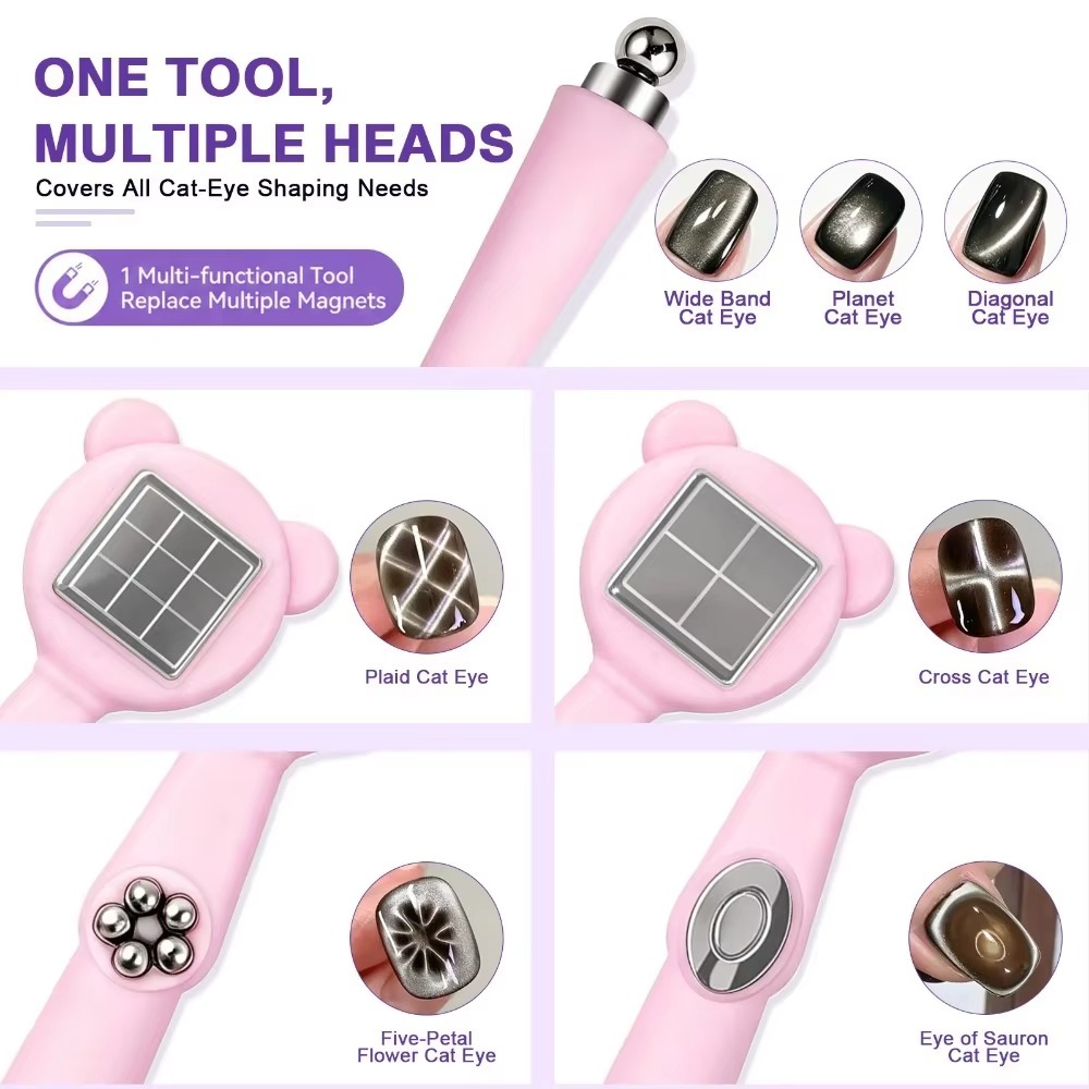 6 in 1 Magnet Cat Eye untuk Ge - Jewelry Making Board ulasan dan harga