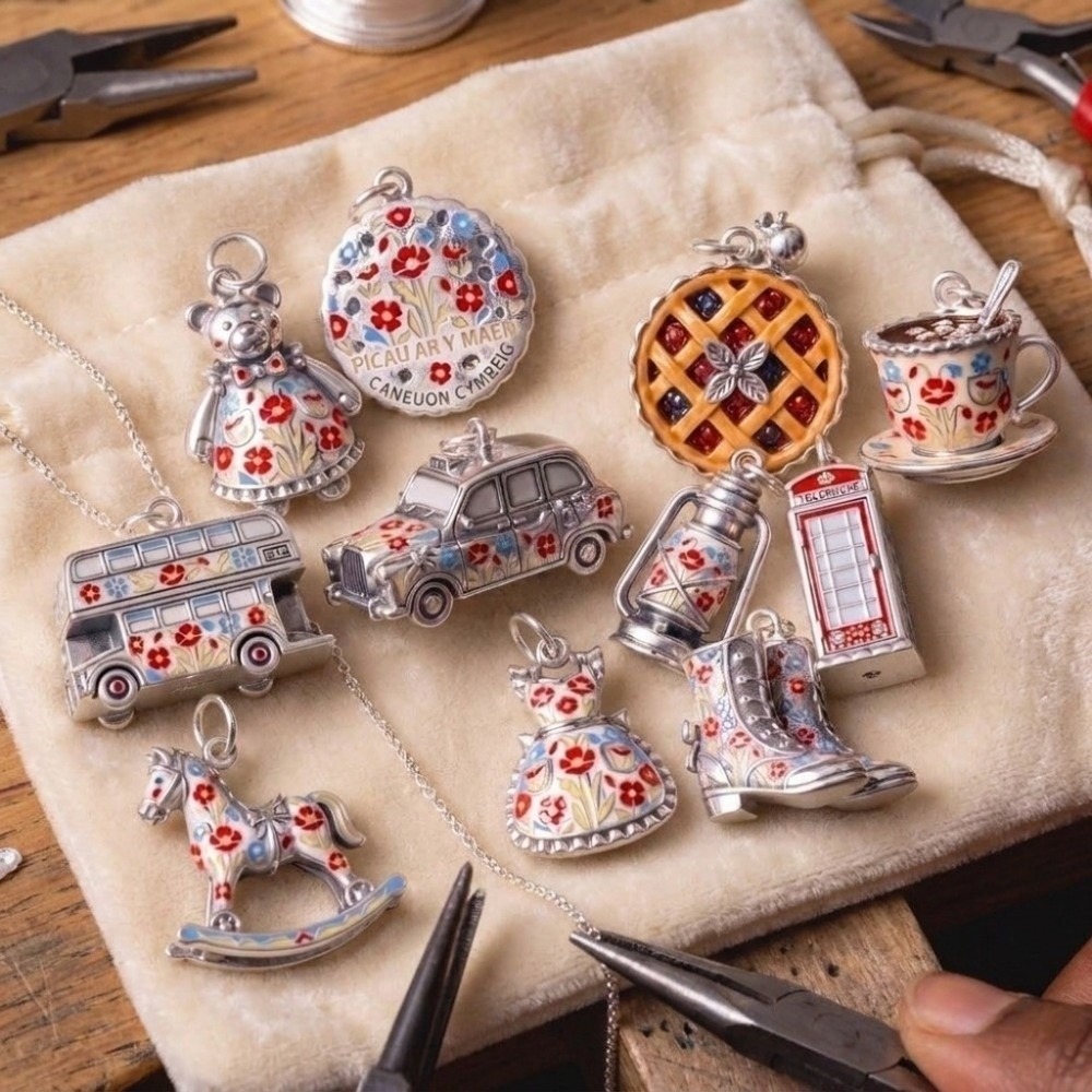 Liontin Kartun Baja Tahan Kara - Jewelry Making London ulasan dan harga