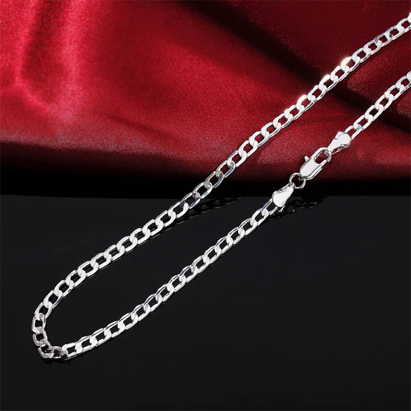 Kalung perak Sterling 925 pria - Lobster Clasp Silver ulasan dan harga
