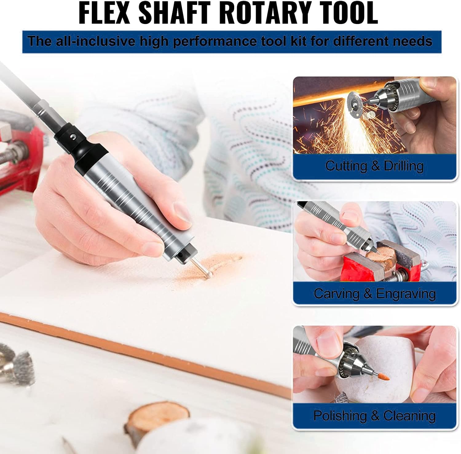 Mini SR Flex Shaft Mill 6mm Ch - Jewelry Making Drill ulasan dan harga