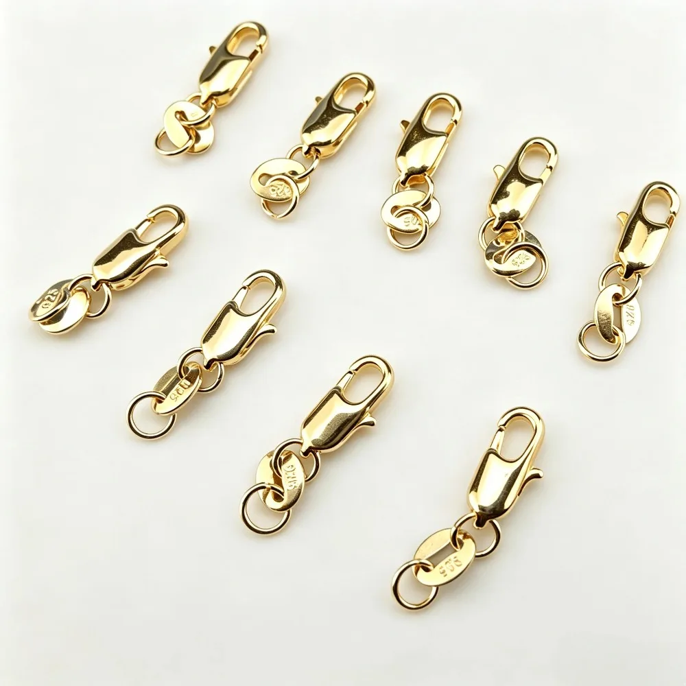 20 buah gelang rantai dengan p - Lobster Clasp Silver ulasan dan harga