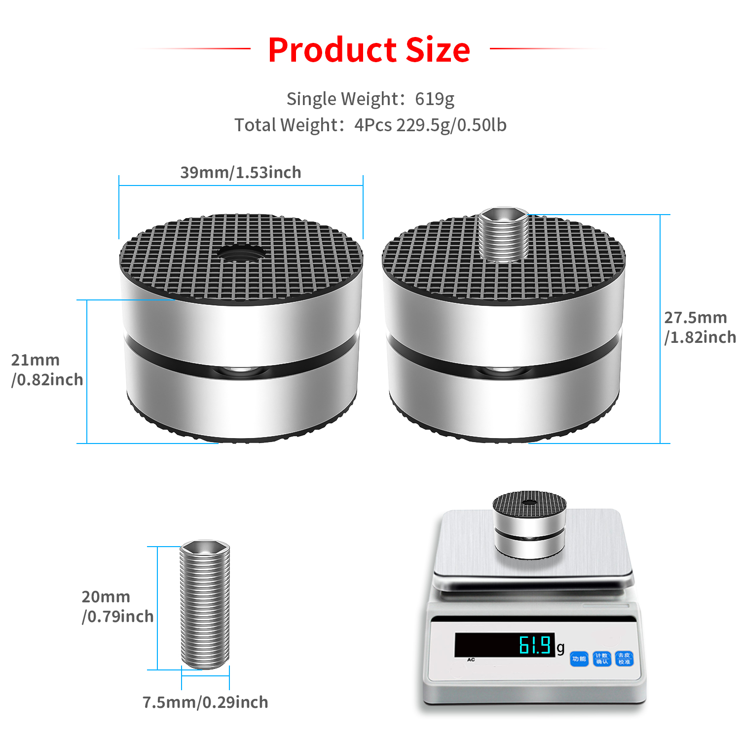 4 Buah Bantalan Kaki Anti Gunc - Jewelry Making Board ulasan dan harga