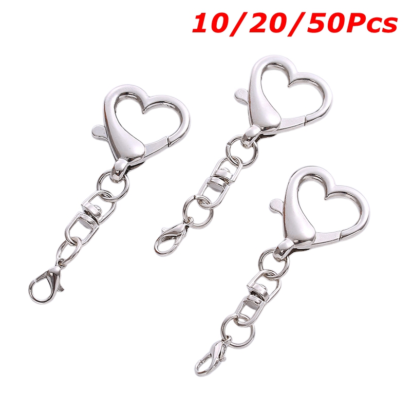 10/20/50 Buah Aksesori Perhias - Lobster Clasp Silver ulasan dan harga