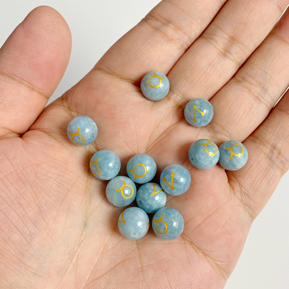 Grosir 12 zodiak Mooonstone Ch - Jewelry Making Gemstones ulasan dan harga